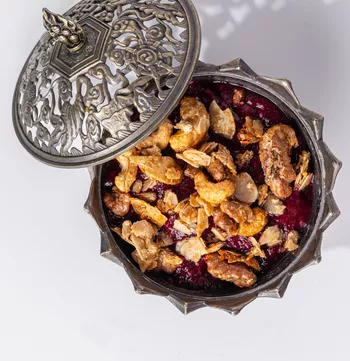 Ягодный пудинг с гранолой