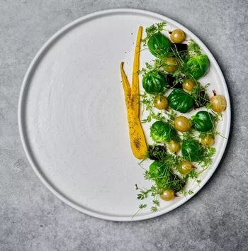 Винегрет в брюссельской капусте