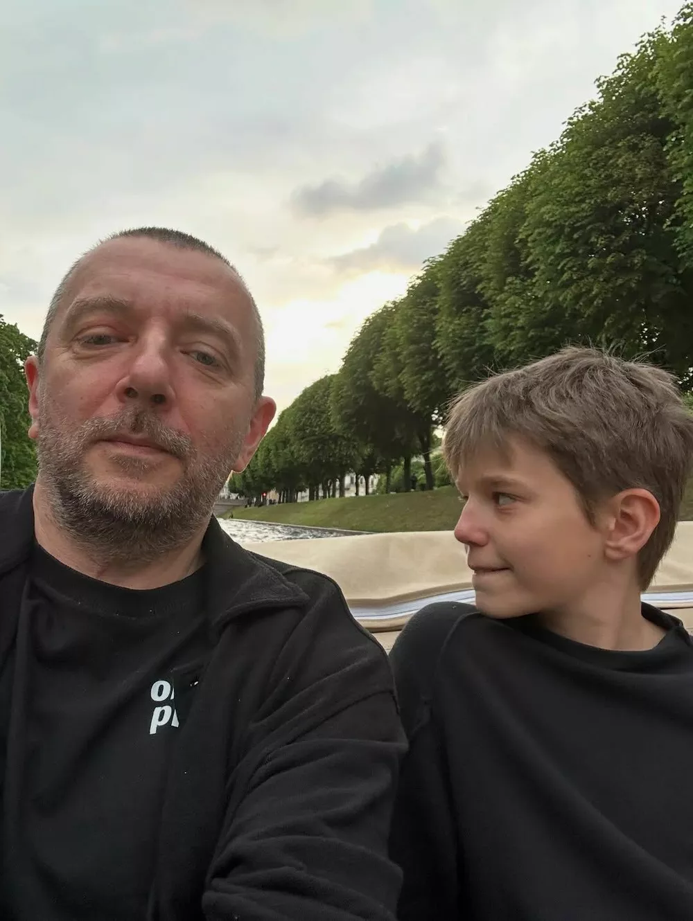 Алексей Агранович с сыном