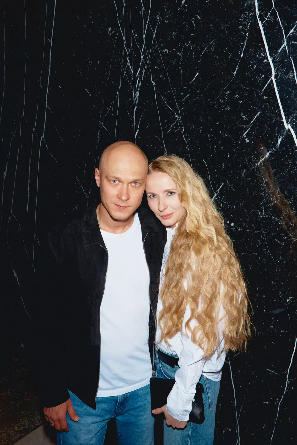 Юра Борисов с женой