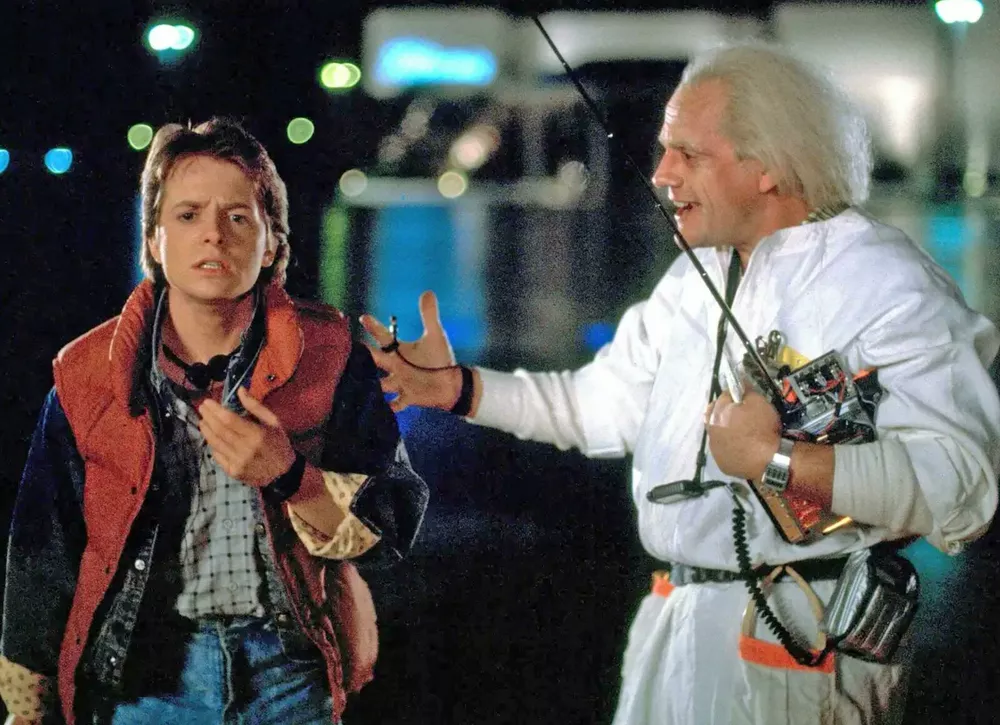 Звезды "Назад в будущее" Майкл Джей Фокс и Кристофер Ллойд воссоединились спустя 40 лет