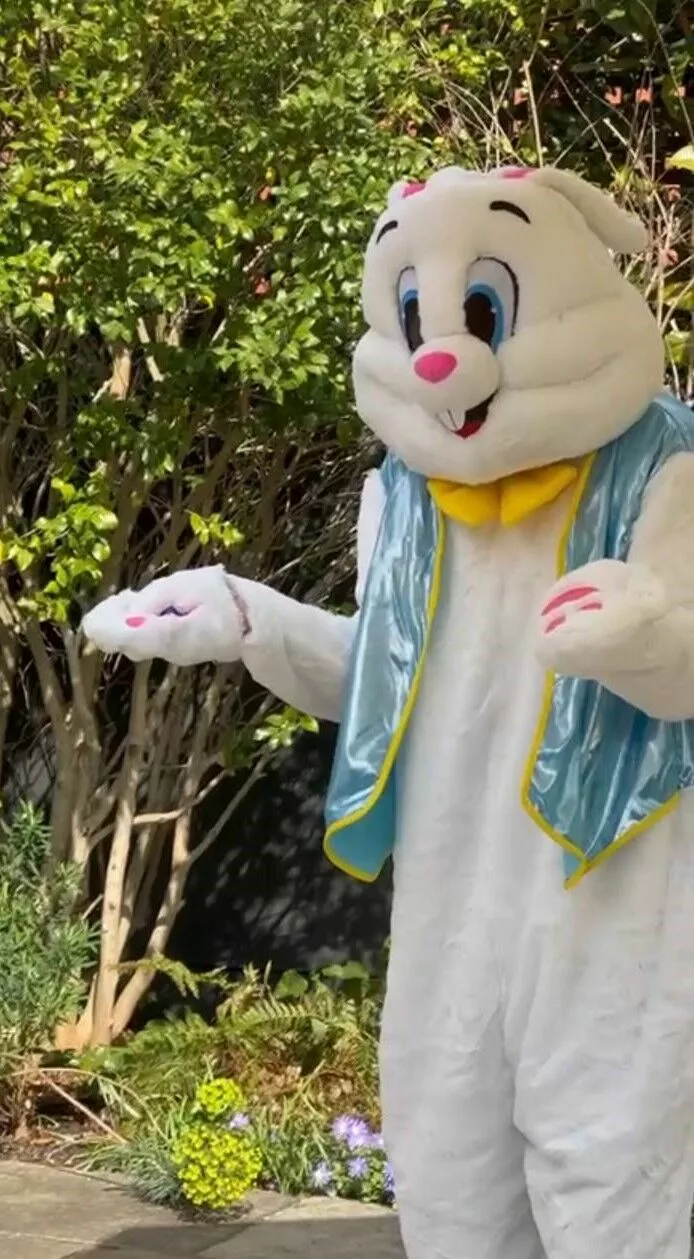 Джейсон Стэтхэм развлекает детей в костюме кролика