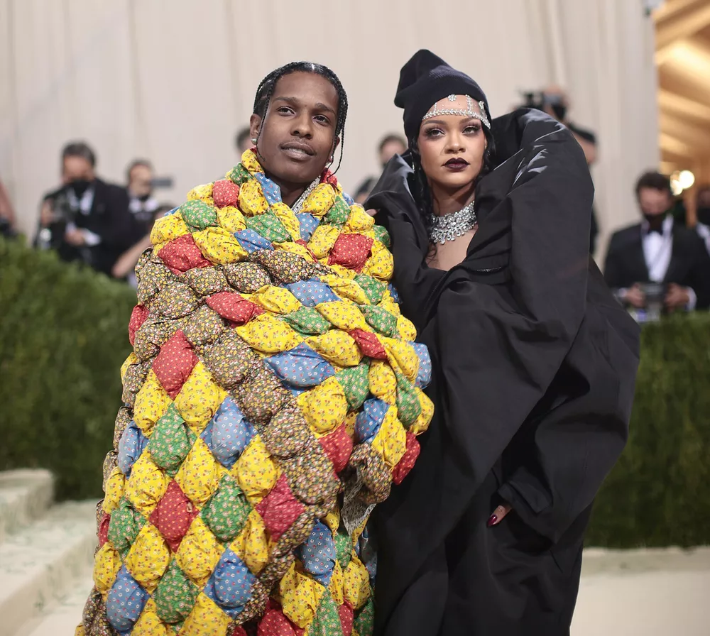 Рианна и A$AP Rocky на Met Gala 2022