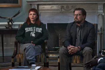 Дженнифер Лоуренс и Леонардо Ди Каприо