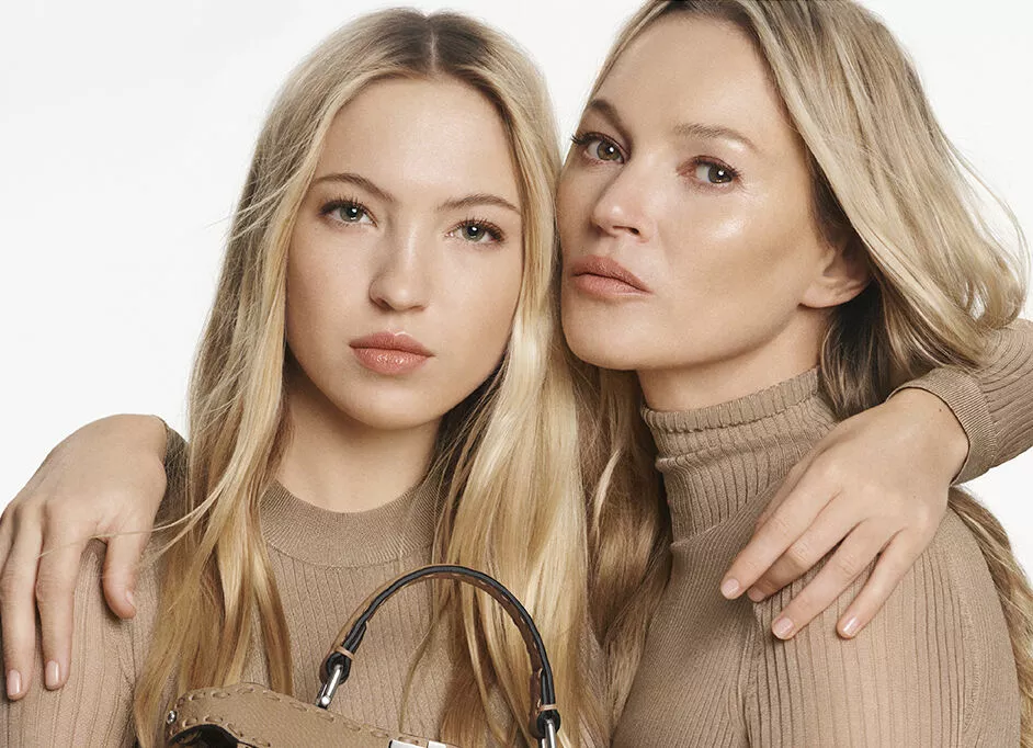Кейт и Лила Мосс вместе снялись в модной рекламной кампании