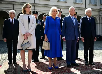 Карл III и Камилла в Италии