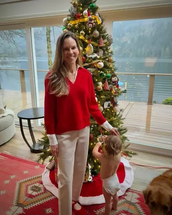 Хилари с ребенком