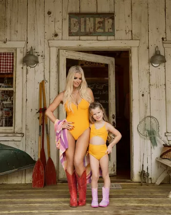 Джессика с дочкой Берди