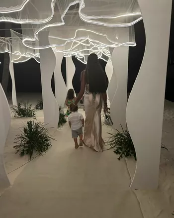 Наоми Кэмпбелл с сыном