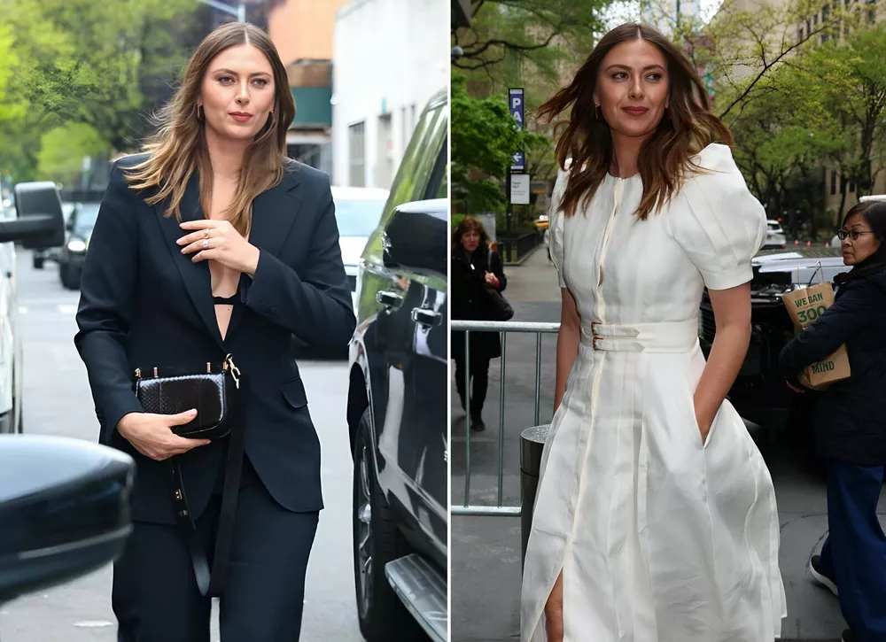 Два контрастных образа Марии Шараповой для светского променада по Нью-Йорку