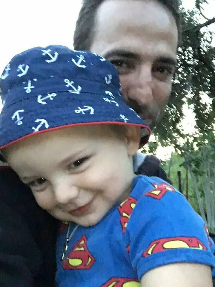Илья Любимов с сыном