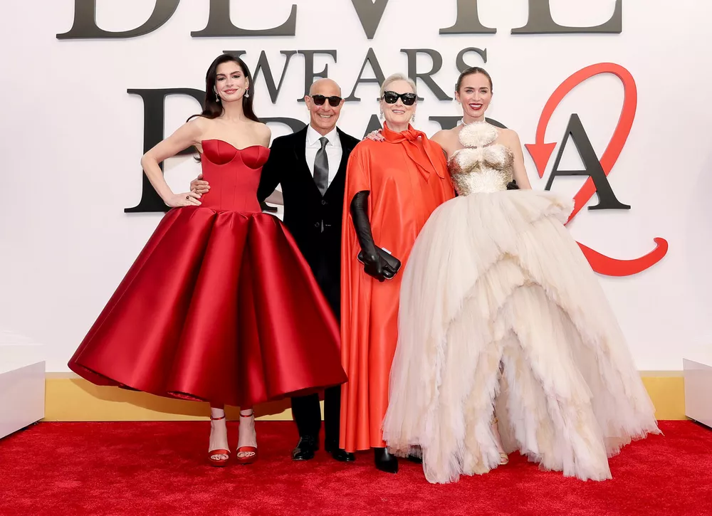 Энн Хэтэуэй, Мерил Стрип, Эмили Блант: мировая премьера “Дьявол носит Prada 2”