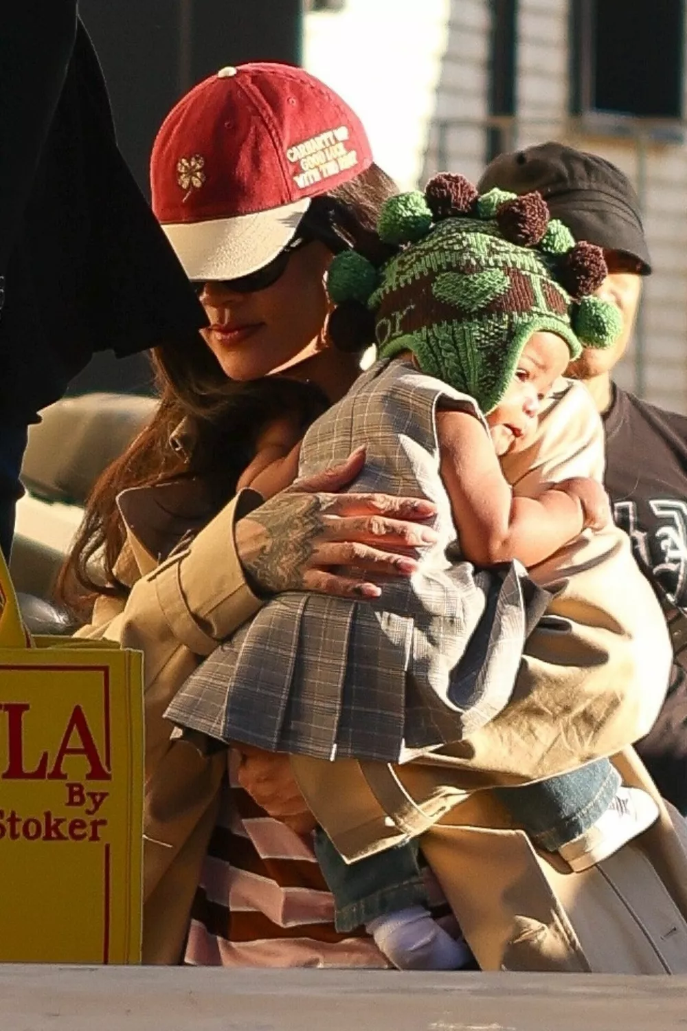 Рианна с дочкой