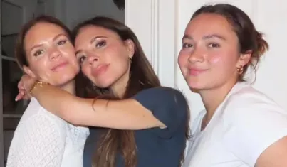 Виктория с сестрой и племянницей