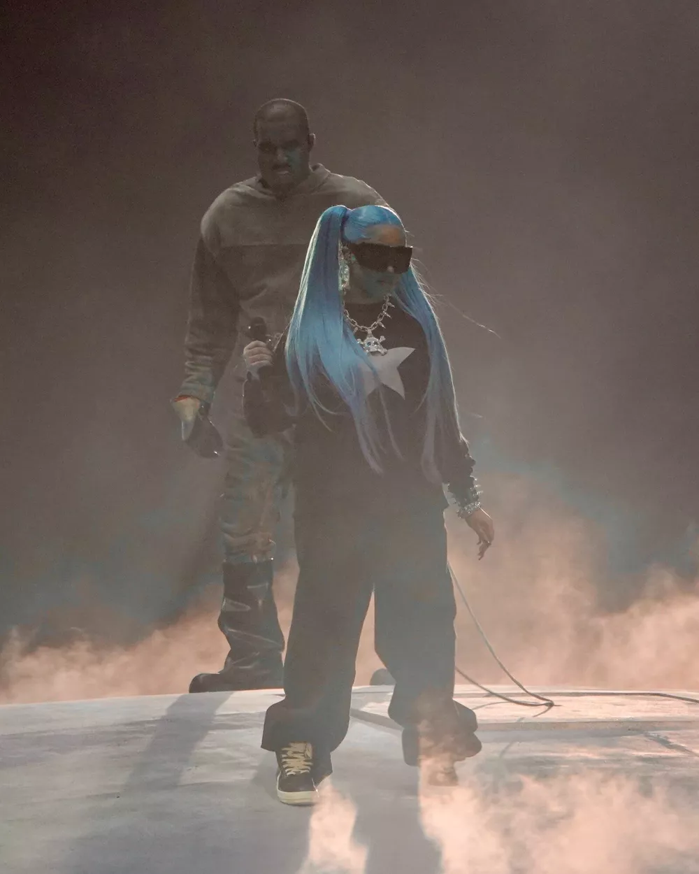 Канье Уэст с дочкой