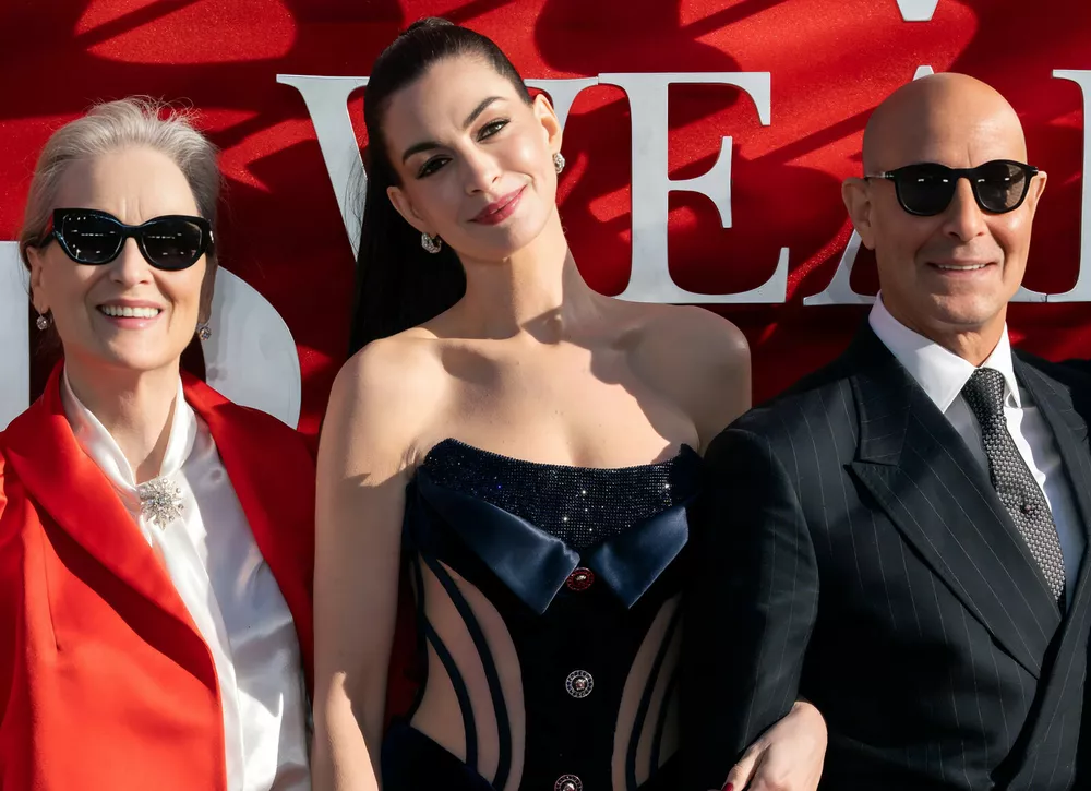 Энн Хэтэуэй, Мерил Стрип, Донателла Версаче: премьера "Дьявол носит Prada 2" в Лондоне