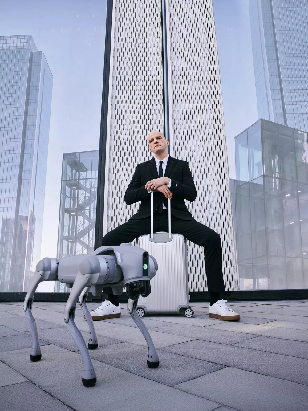 Пиджак, рубашка, галстук и брюки, Karl Lagerfeld