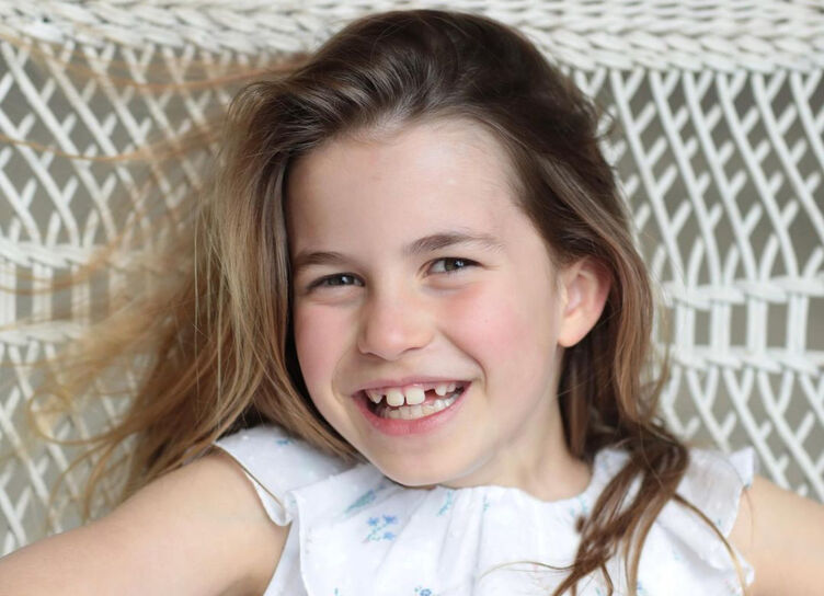 Published a new portrait of Princess Charlotte on the occasion of her 8th birthday