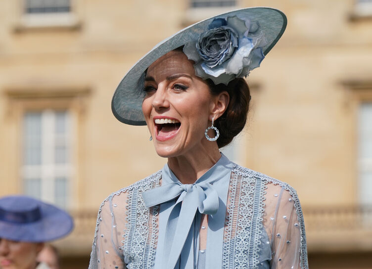 Kate Middleton attends a traditional Buckingham Palace garden party