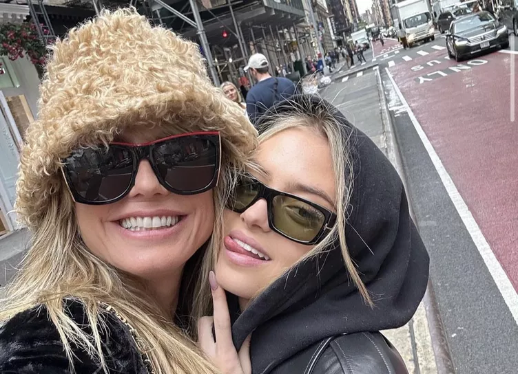 Лучшие подруги: Хайди Клум с дочерью Лени отметили ее день рождения в Нью-Йорке