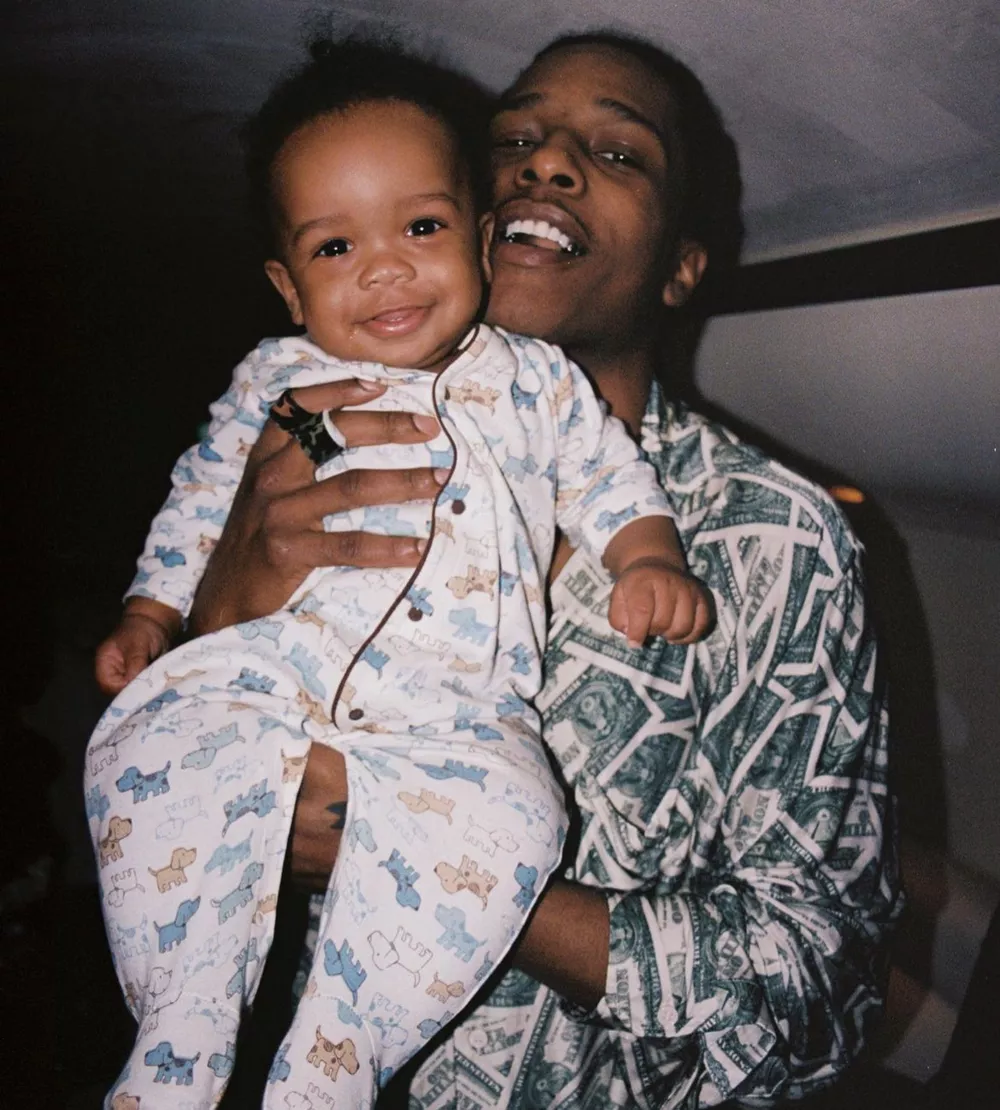 A$AP Rocky с сыном