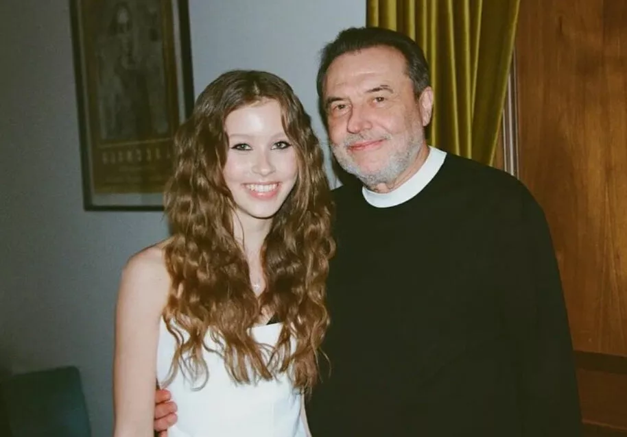 Анна с отцом Алексеем Учителем