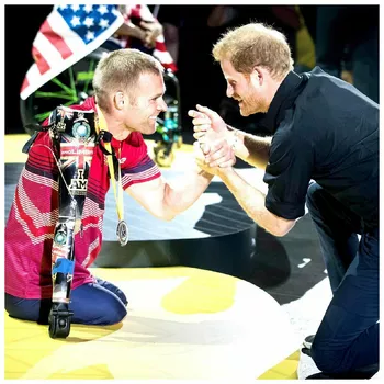 Принц Гарри на quotИграх непобежденныхquot