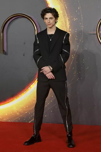 Тимоти Шаламе на лондонской премьере quotДюныquot в  году