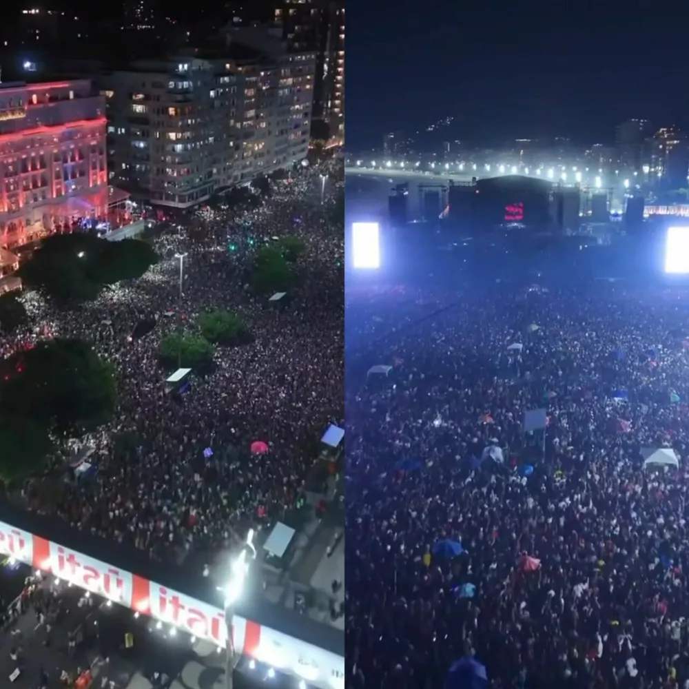 Атмосфера на концерте в Бразилии