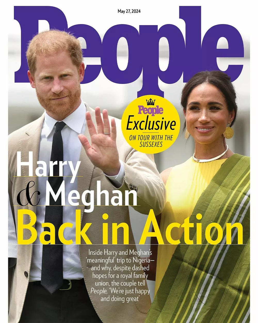 Меган и Гарри на обложке журнала