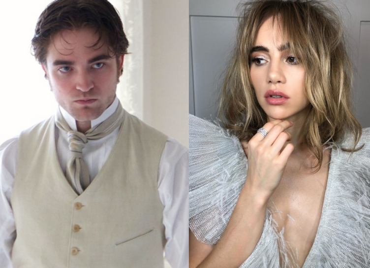 Role model: Robert Pattinson and Suki Waterhouse rest after training