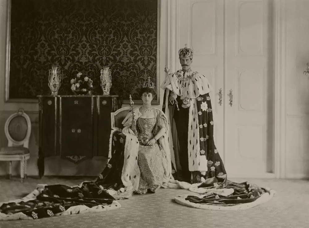 Коронация Хокона VII и его супруги Мод 22 июня 1906 года