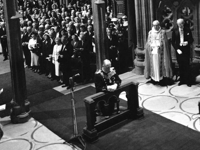 Коронация Улафа V 21 сентября 1957 года