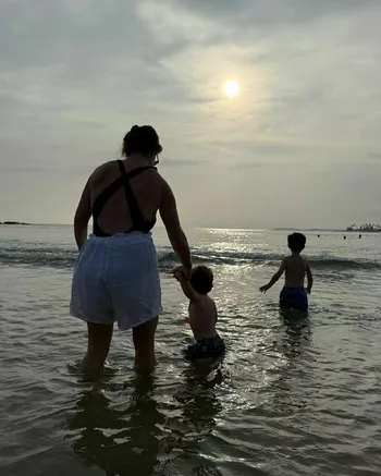 Евгения с сыновьями