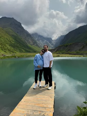 Ида Галич с женихом