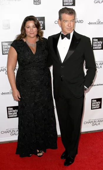 Пирс с женой