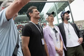 Киану Ривз и Александра Грант