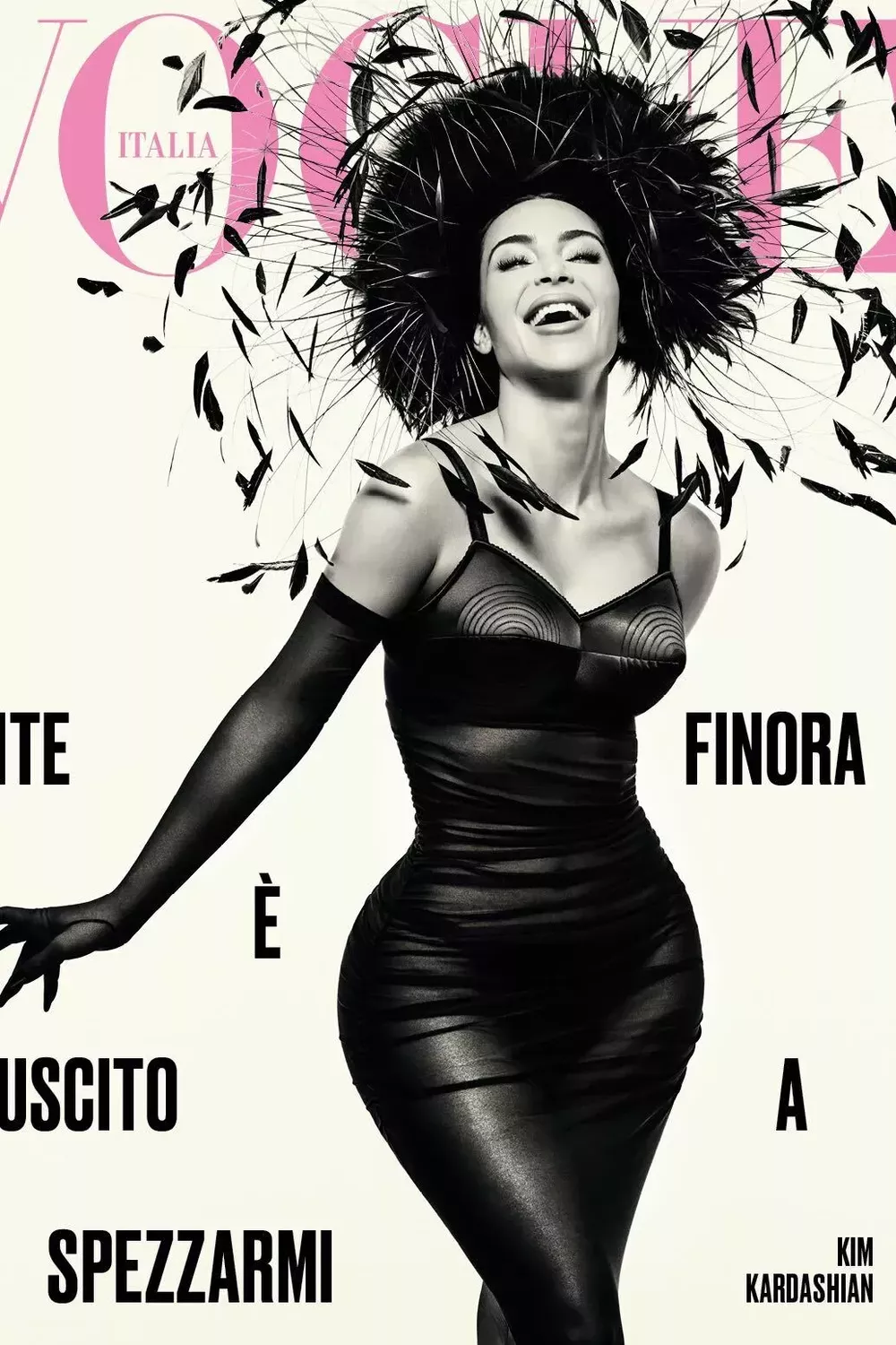 Ким Кардашьян на обложке Vogue Italia