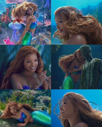 Холли в роли Русалочки
