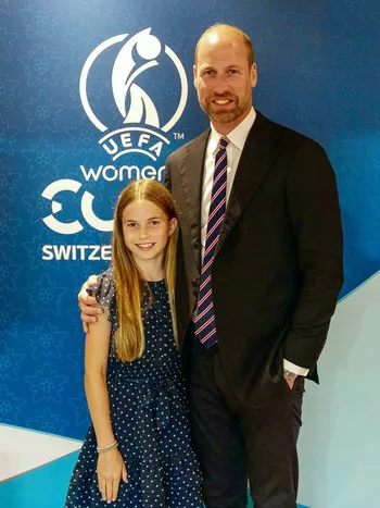 Шарлотта с отцом