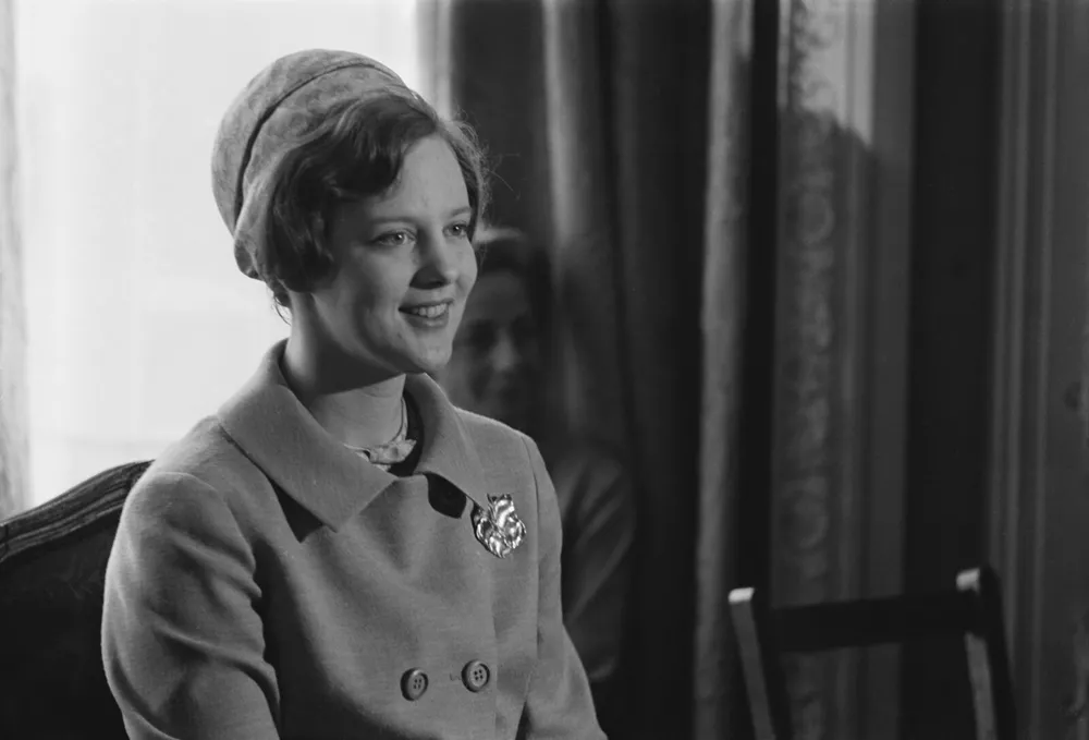 Студентка Лондонской школы экономики и политических наук принцесса Маргрете в 1965 году