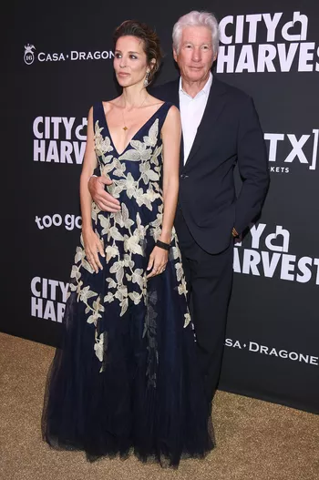 Ричард Гир с женой