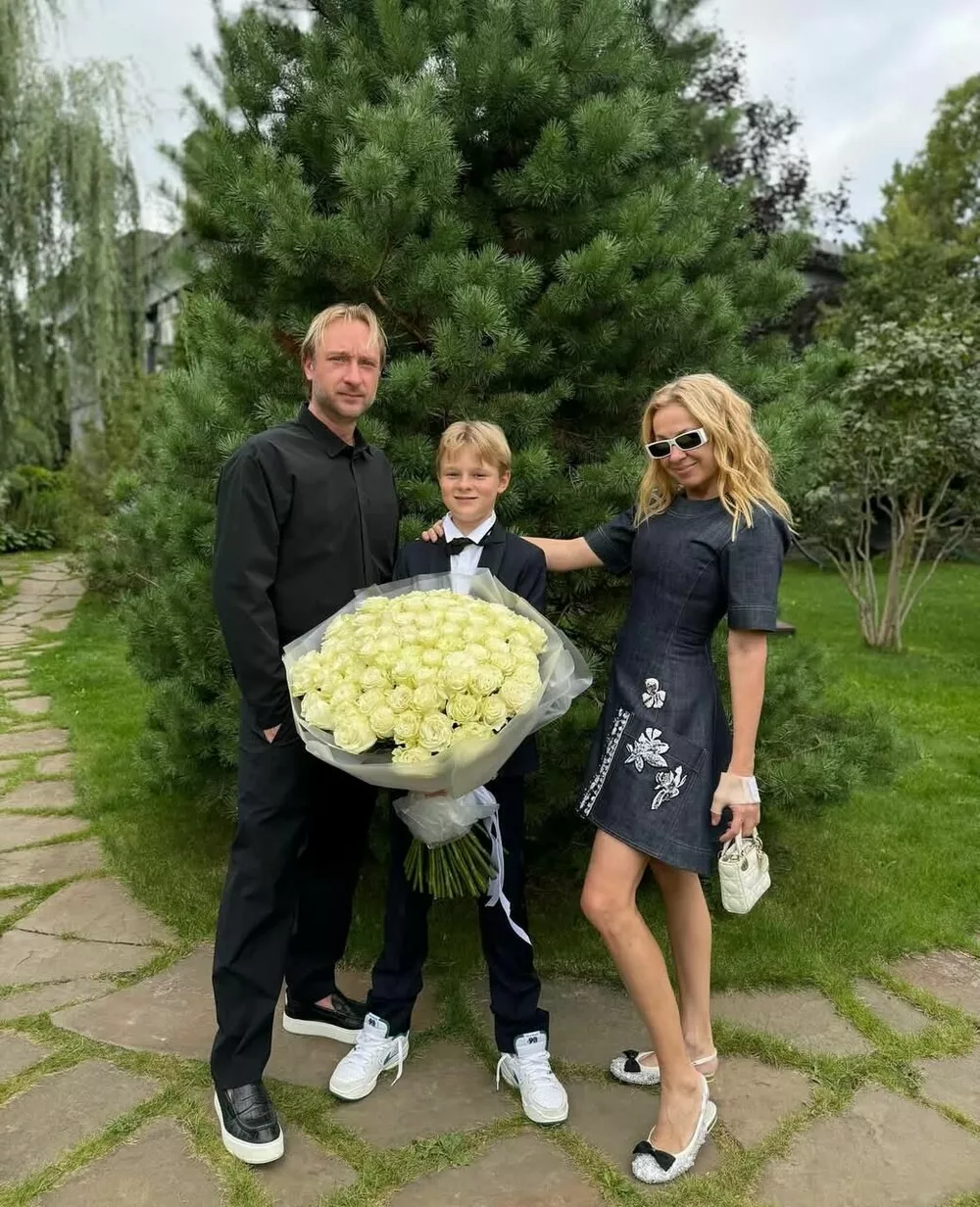 Евгений Плющенко и Яна Рудковская