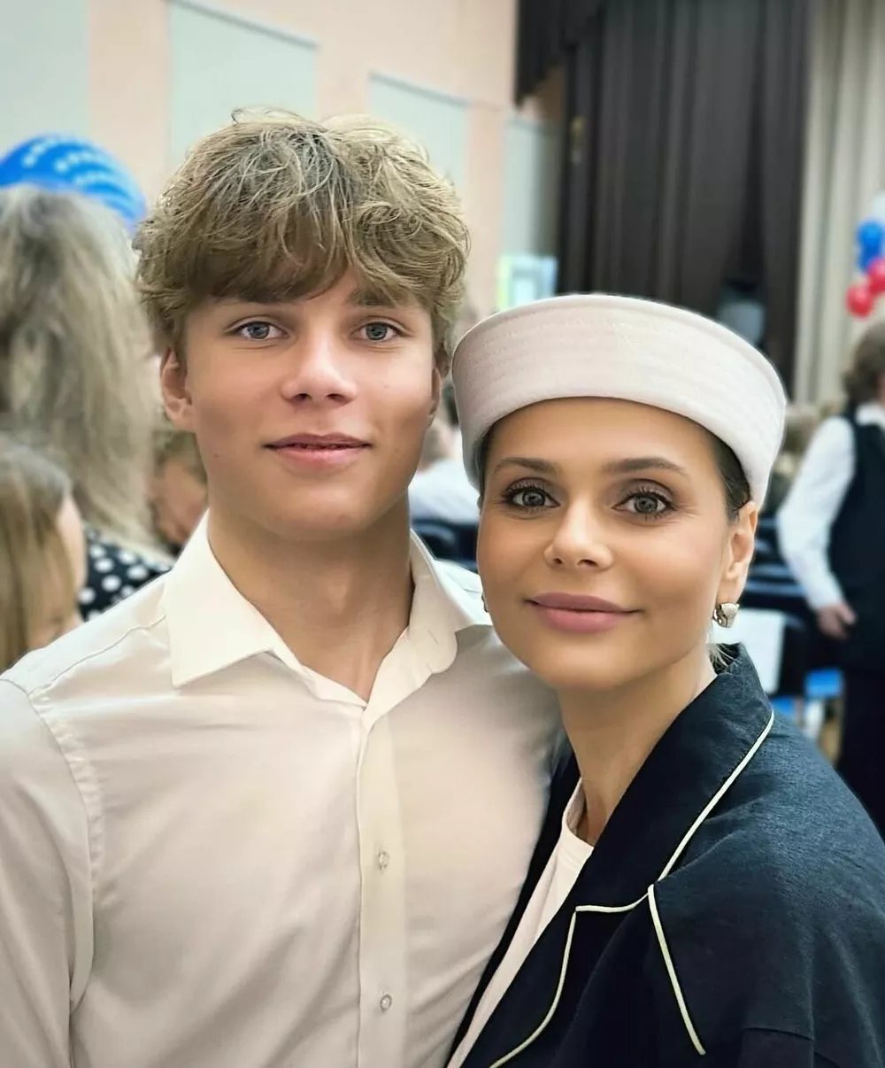 Ксения Новикова с сыном
