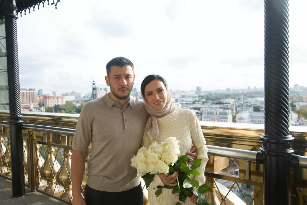 Оля Серябкина с супругом