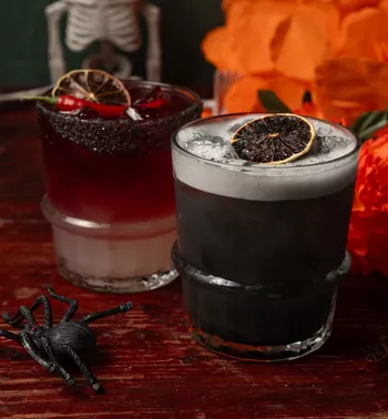 Коктейли Diablo Margarita и Don Muerte (Michelada)