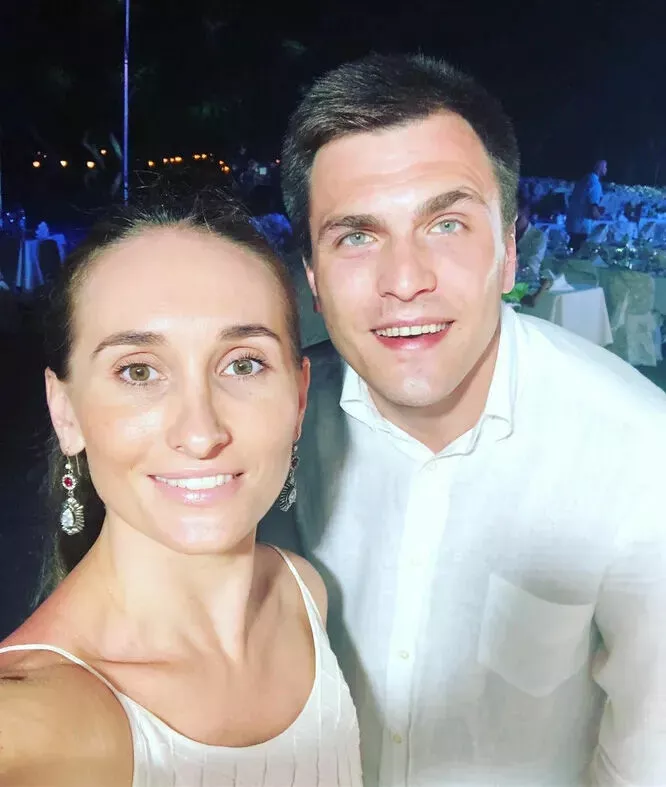 Анастасия с бывшим мужем