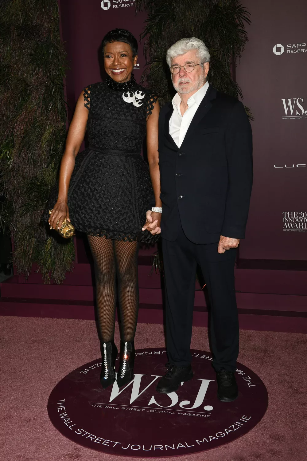 Джордж Лукас с женой