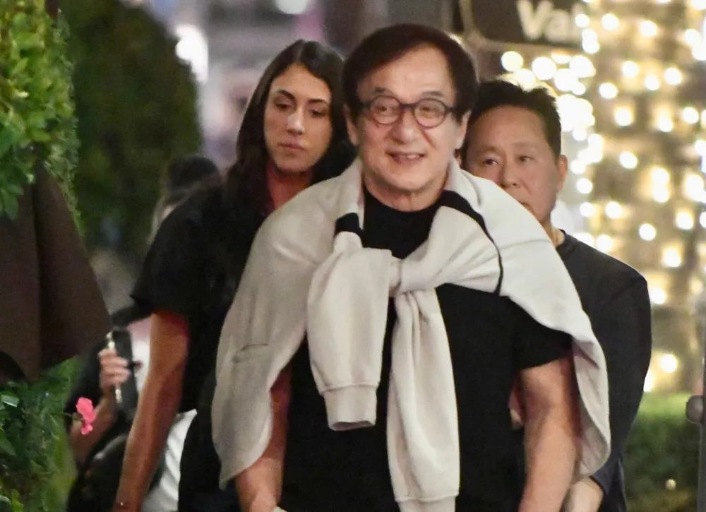 Джеки Чан встретился с друзьями в Беверли-Хиллз