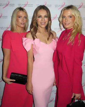 Херли с племянницами принцессы Дианы Амелией и Элизой